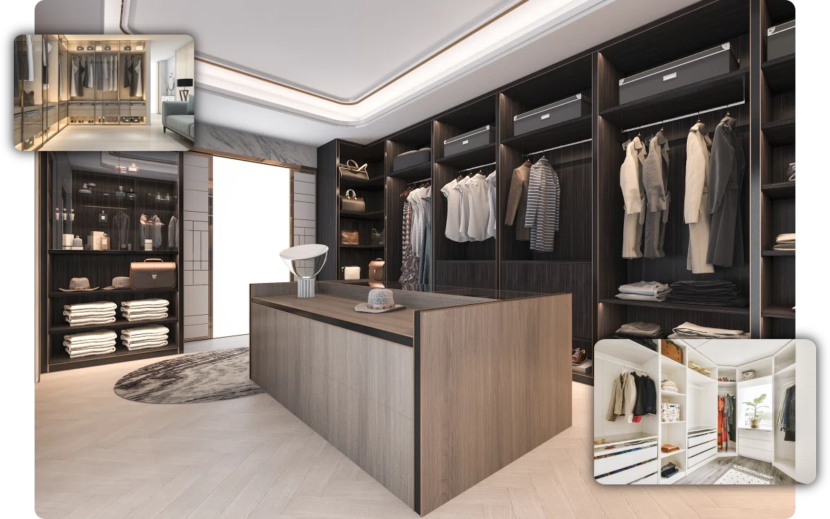 Vestidores a Medida - Armarios Nogal